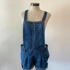 Denim Short Overalls